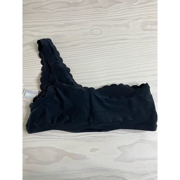 J.Crew Factory Scalloped one-shoulder bikini top Size L Large NWT - Picture 6 of 6